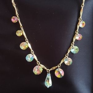 Sarah Coventry Crystal Necklace Vintage